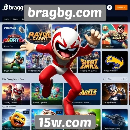 A variedade de jogos oferecidos na plataforma bragbg.com